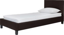 HOME Constance Single Bed Frame - Chocolate
